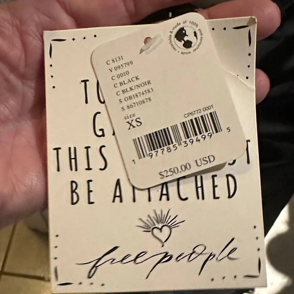 Free People Black Backless Halter Dress - Picture 9 of 13